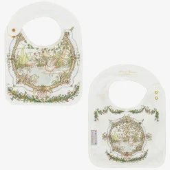 Atelier Choux Paris Gifts|Sleeping Accessories*Ivory Organic Cotton Swaddle & Bib Set