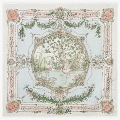 Atelier Choux Paris Gifts|Sleeping Accessories*Ivory Organic Cotton Swaddle & Bib Set