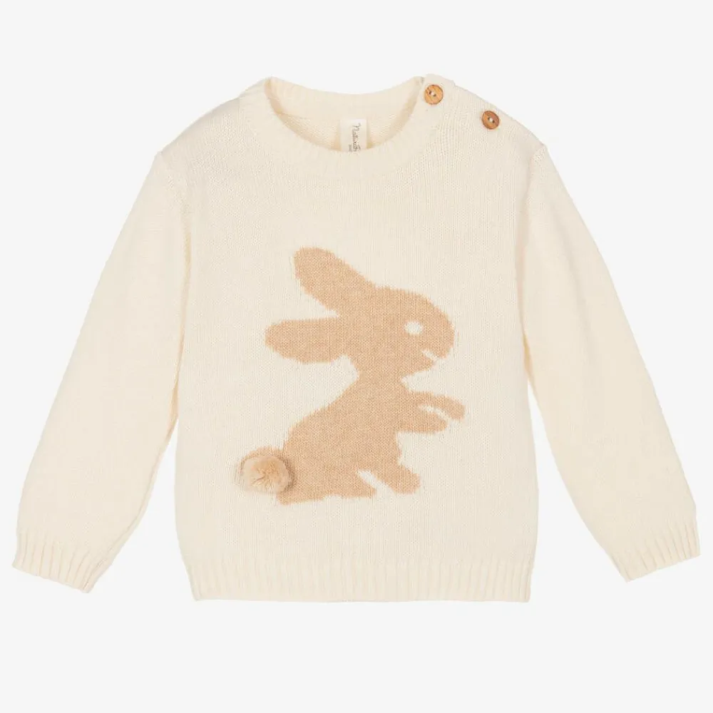 NaturaPura Tops*Ivory Organic Cotton Sweater