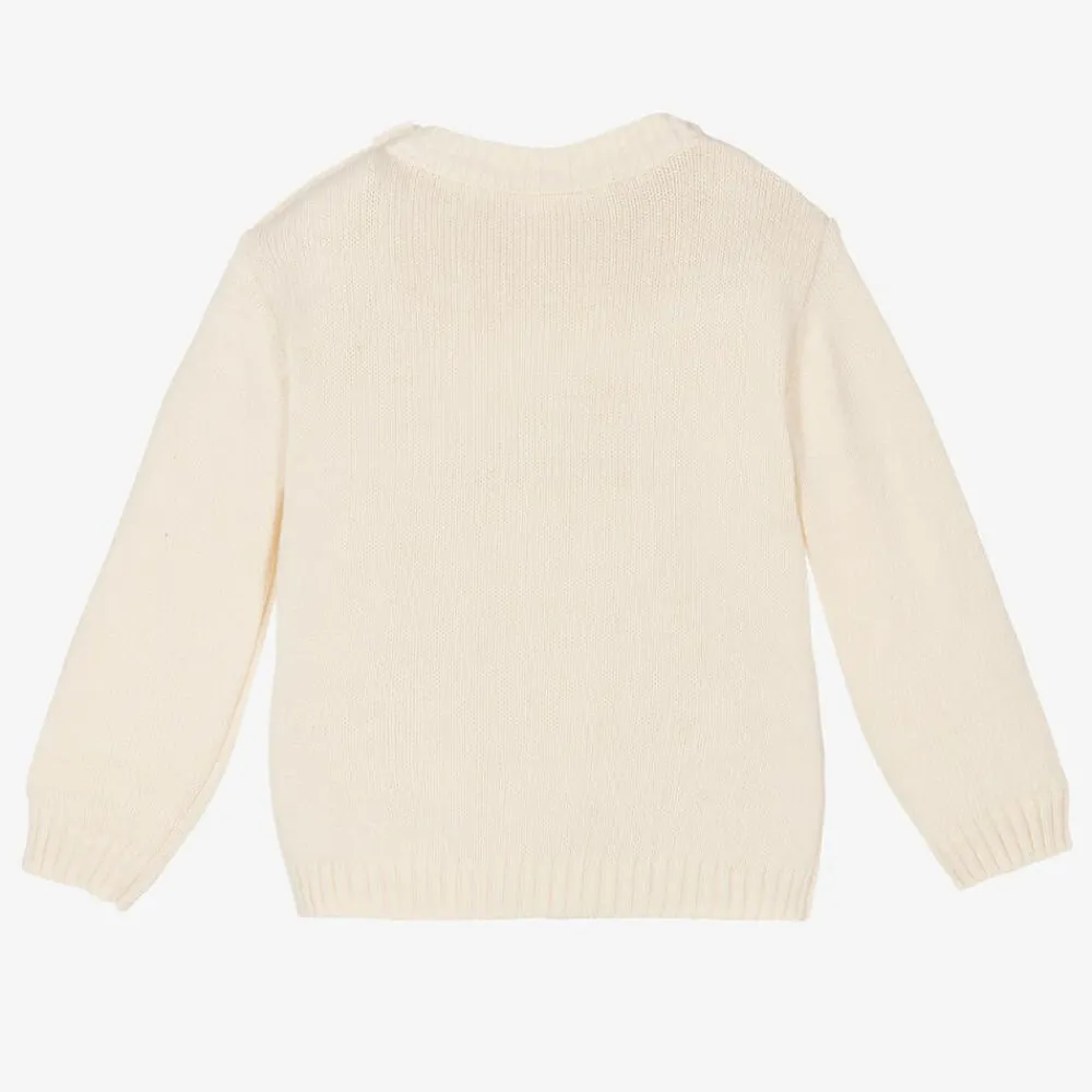NaturaPura Tops*Ivory Organic Cotton Sweater