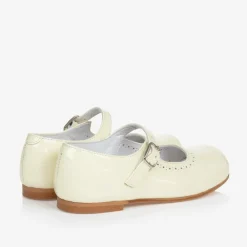 Childrens Classics Bar Shoes|Bar Shoes*Ivory Patent Leather Shoes