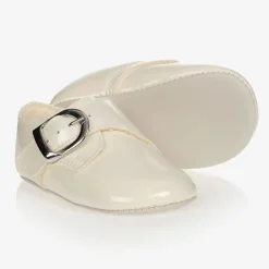 Early Days Baypods Pre Walkers|Pre Walkers*Ivory Patent Pre-Walker Shoes