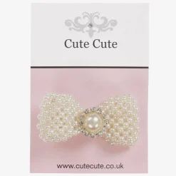 Cute Cute Hair Accessories*Ivory Pearl Hair Clip (6cm)