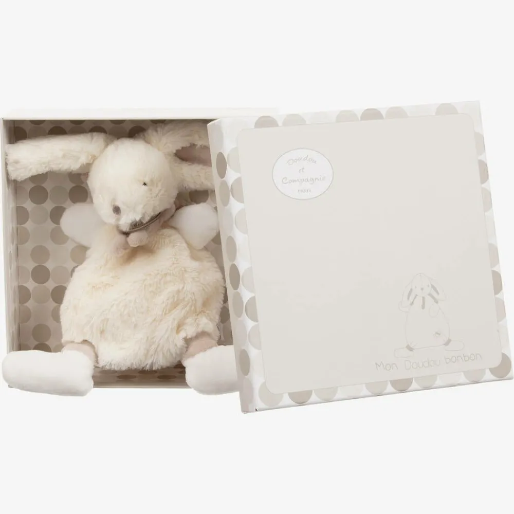Doudou et Compagnie Sleeping Accessories*Ivory Plush Bunny Doudou (26cm)