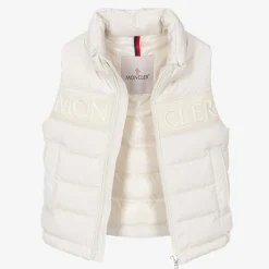 Moncler Enfant Coats & Jackets|Coats & Jackets*Ivory Rafael Down Gilet