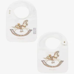 Atelier Choux Paris Gifts|Sleeping Accessories*Ivory Rocking Horse Swaddle & Bib Set