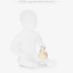 Bam Bam Toys|Toys*Ivory Rubber Duck Bath Toy (7cm)