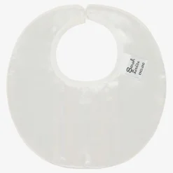 Sarah Louise Feeding Accessories*Ivory Silk Baby Bib