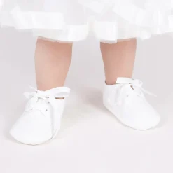 Early Days Pre Walkers|Pre Walkers*Ivory Silk Pre-Walker Shoes