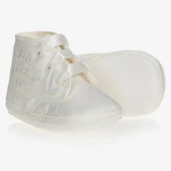 Early Days Pre Walkers|Pre Walkers*Ivory Silk Pre-Walker Shoes