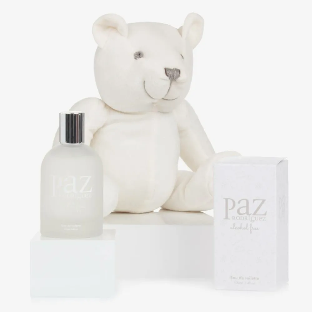 Paz Rodríguez Toiletries|Toiletries*Ivory Teddy Bear & Eau de Toilette Baby Gift Set