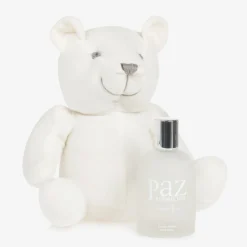 Paz Rodríguez Toiletries|Toiletries*Ivory Teddy Bear & Eau de Toilette Baby Gift Set