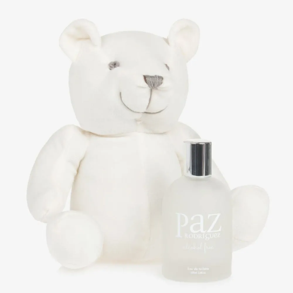 Paz Rodríguez Toiletries|Toiletries*Ivory Teddy Bear & Eau de Toilette Baby Gift Set