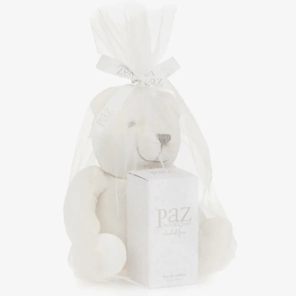 Paz Rodríguez Toiletries|Toiletries*Ivory Teddy Bear & Eau de Toilette Baby Gift Set