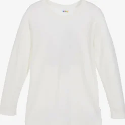 Joha Underwear|Underwear*Ivory Thermal Wool Top