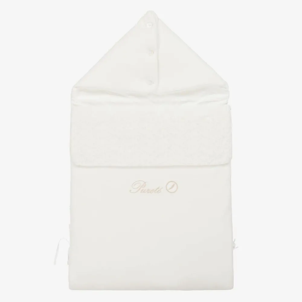 Pureté Du... Bébé Nests*Ivory Velour Baby Nest (87cm)