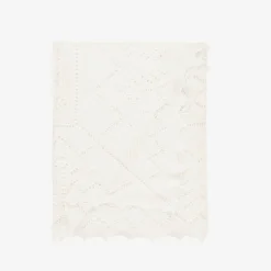 G.H.Hurt amp; Son Gifts*Ivory Wool Baby Shawl (130cm)