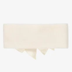 La Perla Hair Accessories*Ivory Wool Bow Headband