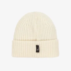 Moncler Enfant Hats*Ivory Wool Knit Beanie Hat