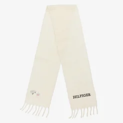 Tommy Hilfiger Scarves|Scarves*Ivory Wool Scarf (150cm)