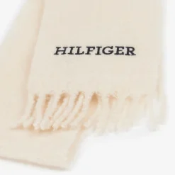 Tommy Hilfiger Scarves|Scarves*Ivory Wool Scarf (150cm)