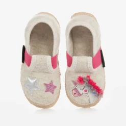 Giesswein Slippers|Slippers*Ivory Wool Unicorn Slippers