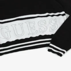 Guess Tops*Junior Girls Black Cotton Knit Sweater