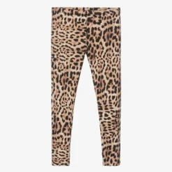 Guess Leggings*Junior Girls Cotton Leopard Print Leggings