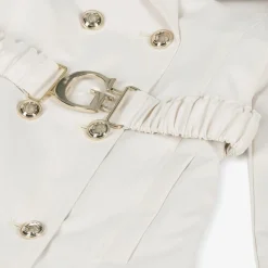 Guess Coats & Jackets*Junior Girls Ivory Trench Coat