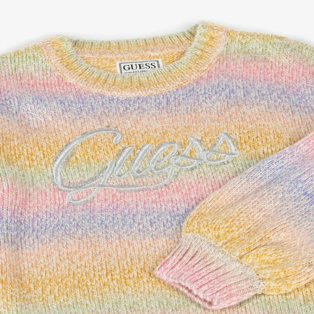 Guess Tops*Junior Girls Multicoloured Sweater