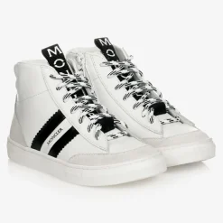 Moncler Enfant Trainers|Trainers*Leather High-Top Logo Trainers