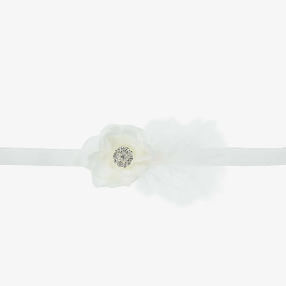 Cute Cute Hair Accessories*Lemon Flower & Feather Headband