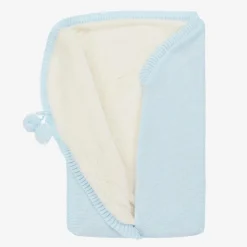Mebi Nests*Light Blue Knitted Baby Nest (63cm)
