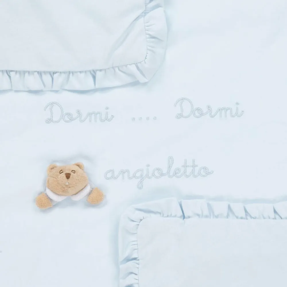 Nanán Blankets & Shawls*Light Blue Padded Blanket (85cm)