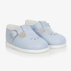 Early Days First Walkers|First Walkers*Light Blue T-Bar Shoes