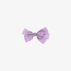Peach Ribbons Hair Accessories*Lilac Purple Bow Hair Clip (7cm)