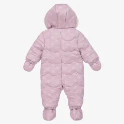 Mayoral Snowwear|Snowwear*Lilac Purple Padded Baby Snowsuit