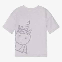 Roarsome Tops*Lilac Unicorn Organic Cotton T-Shirt