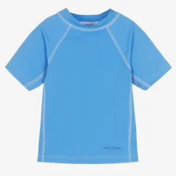 Mitty James Swimwear*Mid-Blue Swim T-Shirt (UPF 50+)