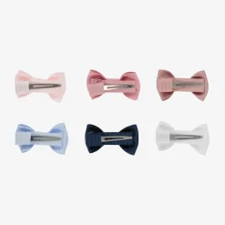 Milledeux Hair Accessories*Mini Bow Hair Clips (6 Pack)