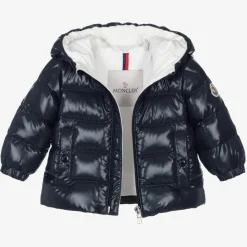Moncler Enfant Coats & Jackets|Coats & Jackets*Navy Blue Anand Down Padded Puffer Coat