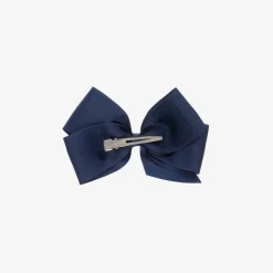 Peach Ribbons Hair Accessories*Navy Blue Bow Hair Clip (12cm)
