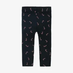 NAME IT Leggings|Leggings*Navy Blue Candy Cane Baby Leggings