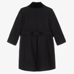 Ancar Coats & Jackets|Coats & Jackets*Navy Blue Classic Wool Coat