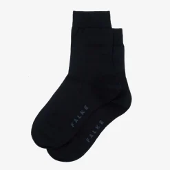 Falke Socks|Socks*Navy Blue Cotton Ankle Socks