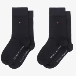 Tommy Hilfiger Socks*Navy Blue Cotton Socks (2 Pack)