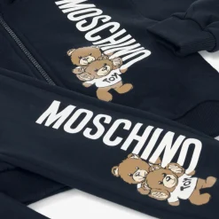Moschino Kid-Teen Tracksuits|Tracksuits*Navy Blue Cotton Tracksuit