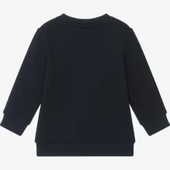 Lacoste Tops*Navy Blue Crocodile Logo Sweatshirt