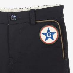 Gucci Trousers*Navy Blue Gabardine Trousers