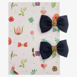 Milledeux Hair Accessories*Navy Blue Hair Clips (2 Pack)